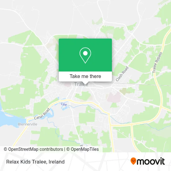 Relax Kids Tralee map