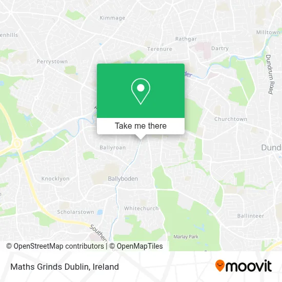 Maths Grinds Dublin map