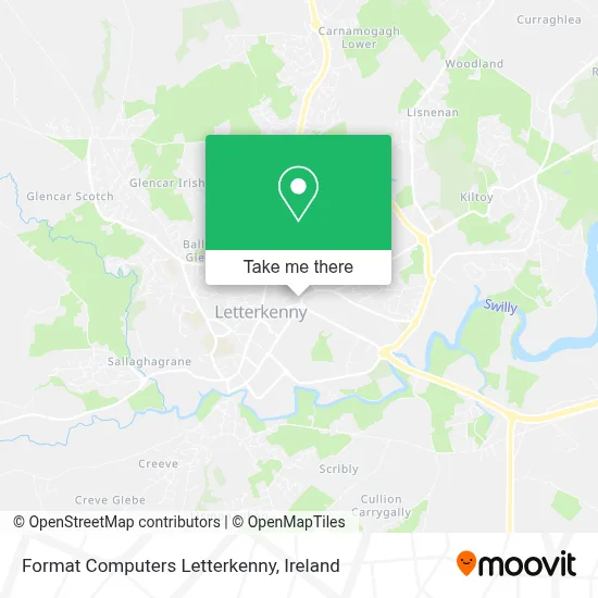 Format Computers Letterkenny map