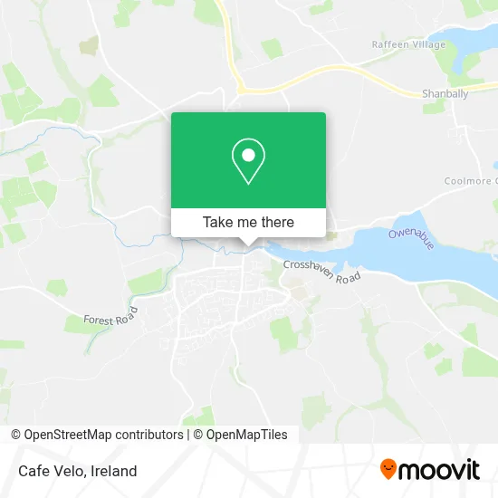 Cafe Velo map