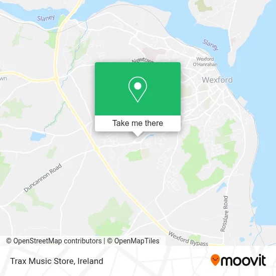 Trax Music Store map