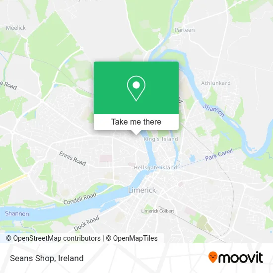 Seans Shop map