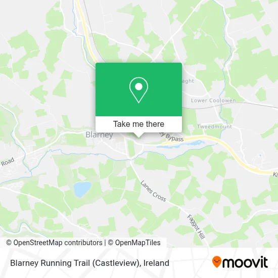 Blarney Running Trail (Castleview) map