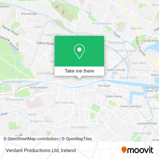 Verdant Productions Ltd map