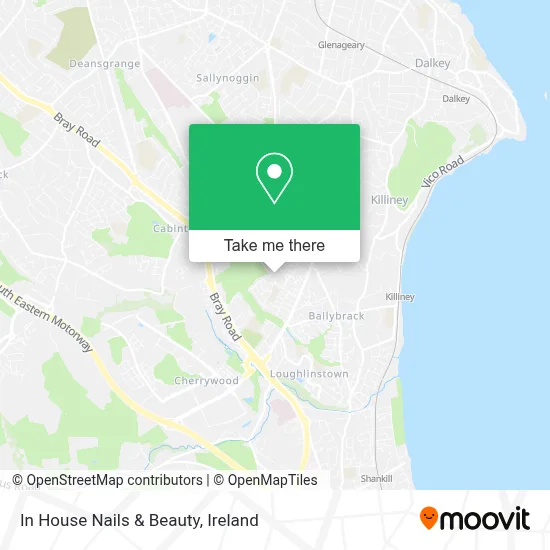 In House Nails & Beauty map
