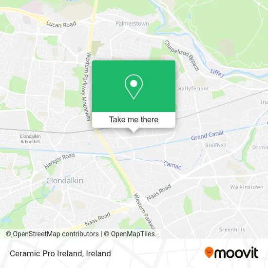 Ceramic Pro Ireland map