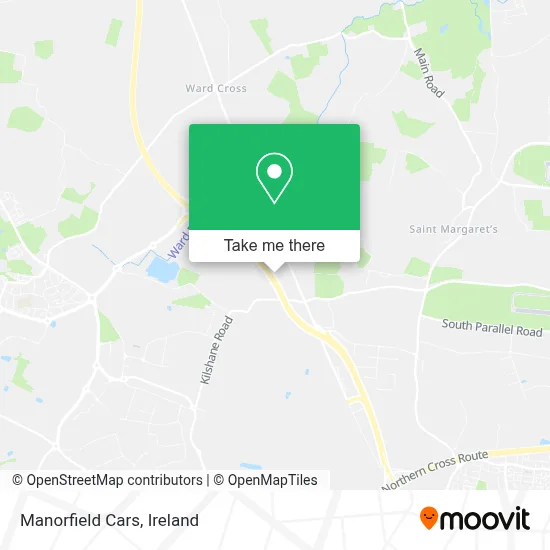 Manorfield Cars map
