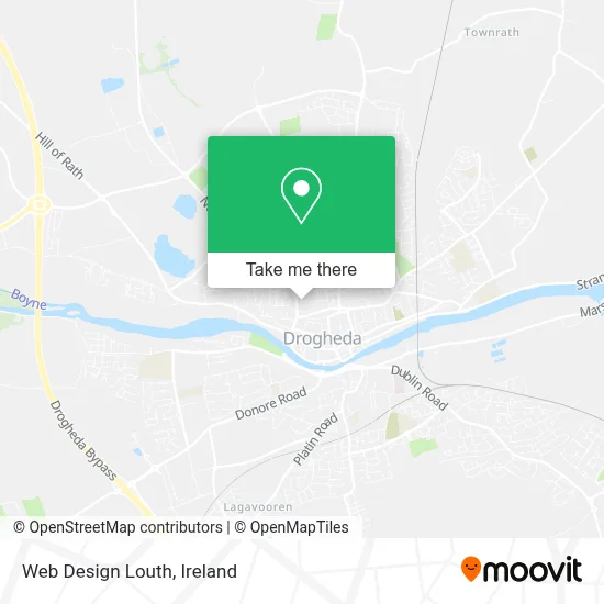 Web Design Louth map