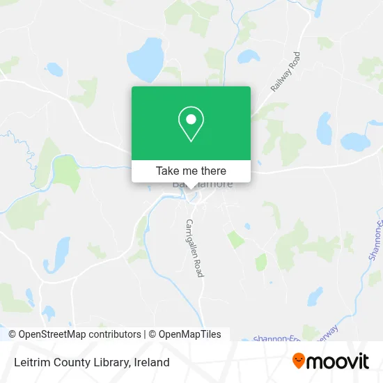 Leitrim County Library map
