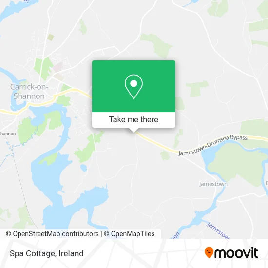 Spa Cottage map