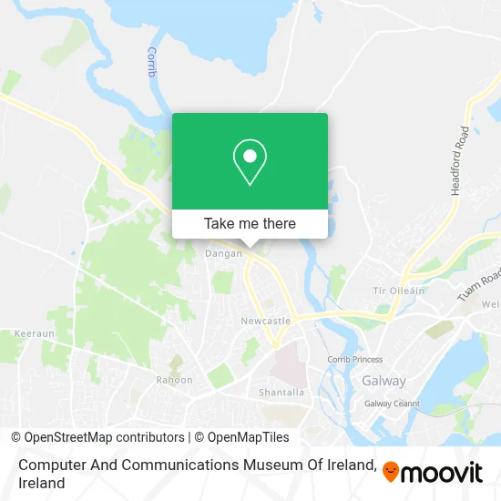 Computer And Communications Museum Of Ireland map