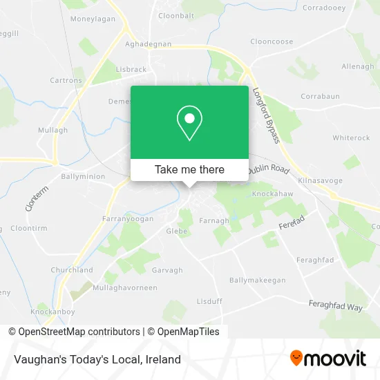 Vaughan's Today's Local map