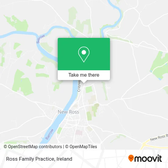 Ross Family Practice map