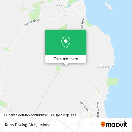 Rush Boxing Club map
