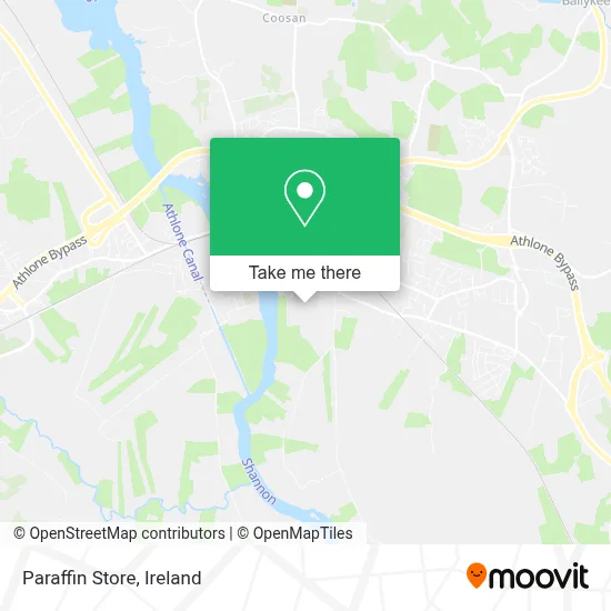 Paraffin Store map