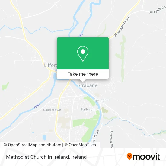 Methodist Church In Ireland map