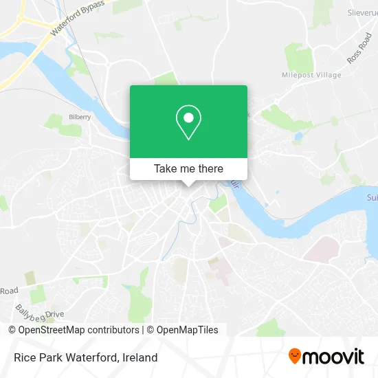 Rice Park Waterford map