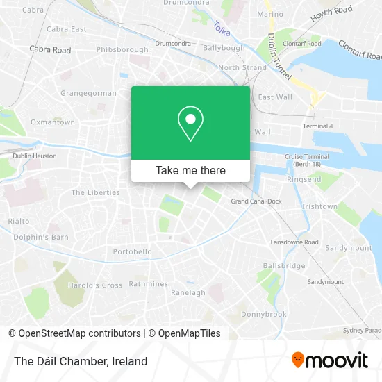 The Dáil Chamber map