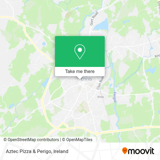 Aztec Pizza & Perigo map