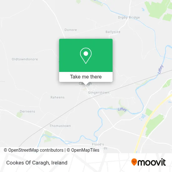 Cookes Of Caragh map