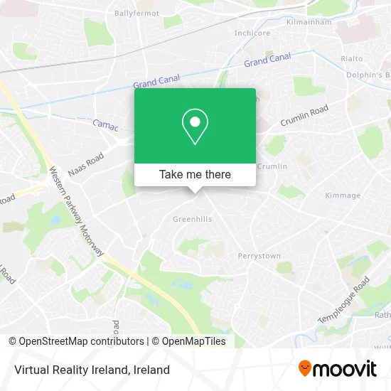 Virtual Reality Ireland map