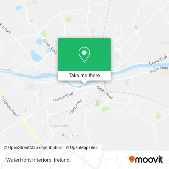 Waterfront Interiors map