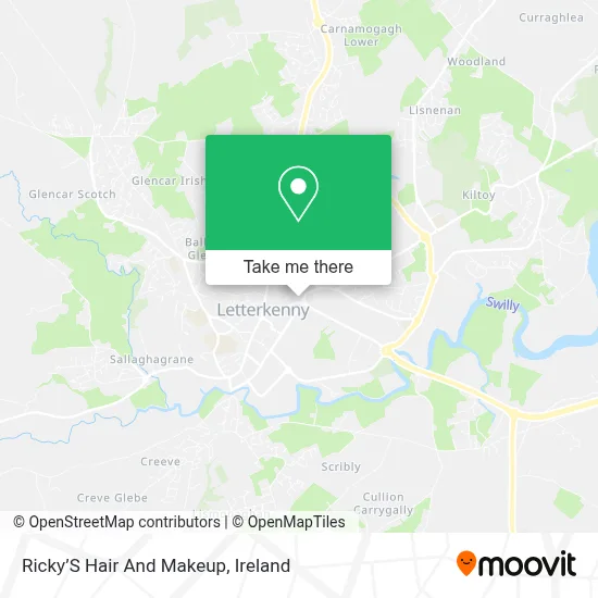 Ricky’S Hair And Makeup map