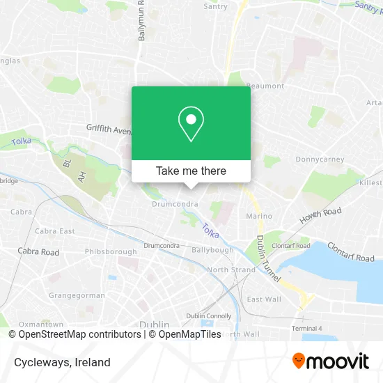 Cycleways map