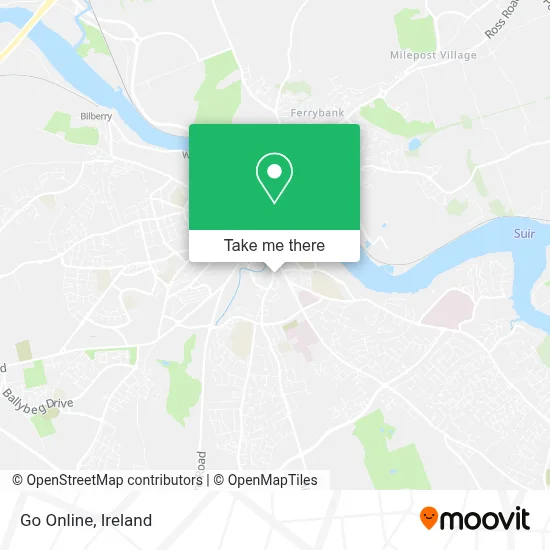 Go Online map