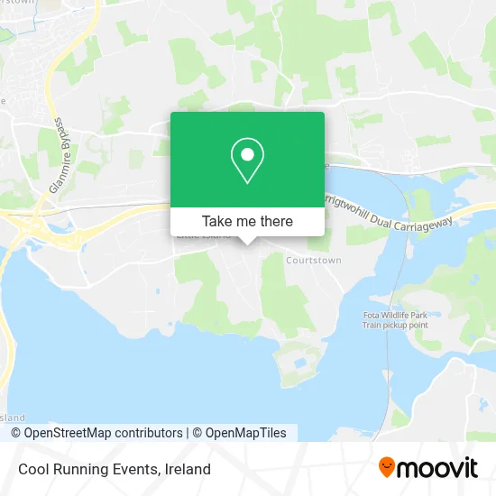 Cool Running Events map