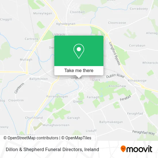 Dillon & Shepherd Funeral Directors map
