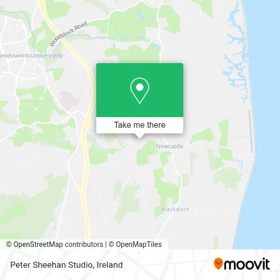Peter Sheehan Studio map
