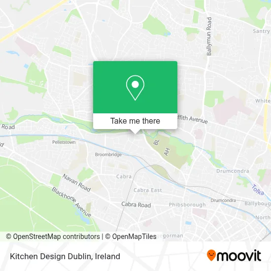 Kitchen Design Dublin map