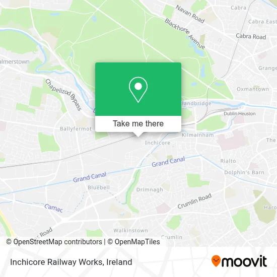 Inchicore Railway Works map