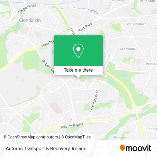 Autoroc Transport & Recovery map