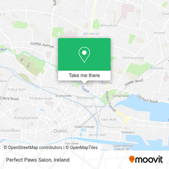 Perfect Paws Salon map