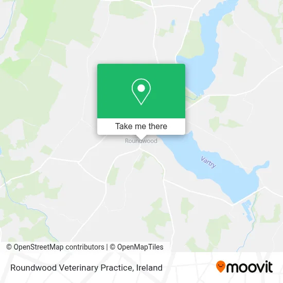 Roundwood Veterinary Practice map