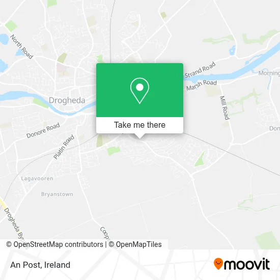 An Post map
