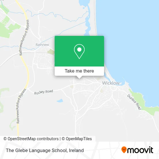 The Glebe Language School map