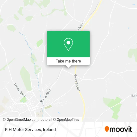 R.H Motor Services map