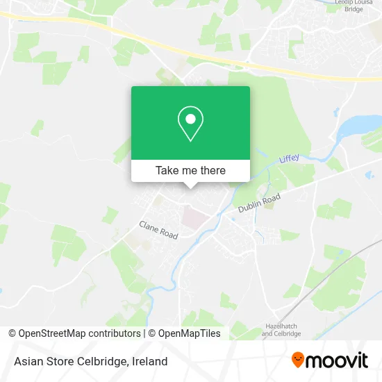 Asian Store Celbridge map