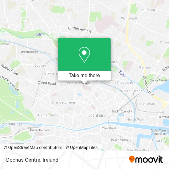 Dochas Centre map