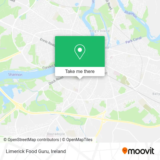 Limerick Food Guru map