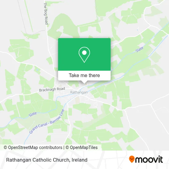 Rathangan Catholic Church map