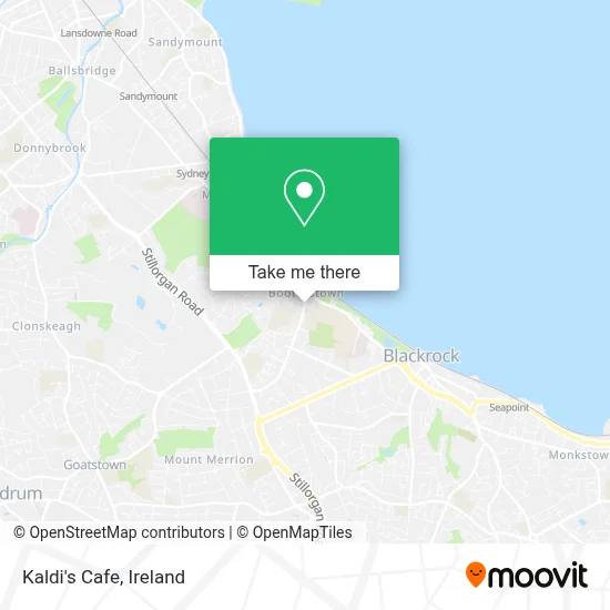 Kaldi's Cafe map