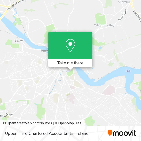 Upper Third Chartered Accountants map