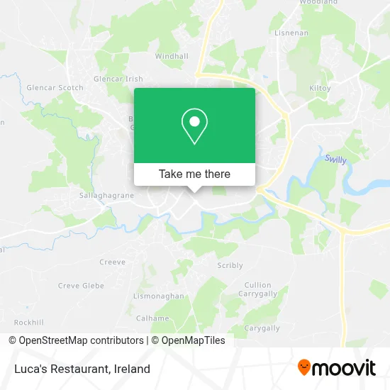Luca's Restaurant map