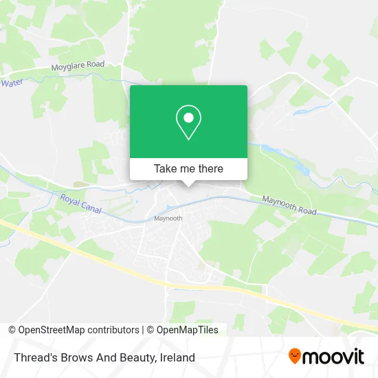 Thread's Brows And Beauty map