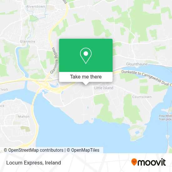 Locum Express map