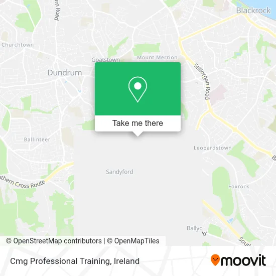 Cmg Professional Training map